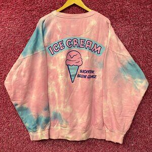 Blackpink x Selena Gomez Ice Cream Tie-Dye Crewneck Sweatshirt XXL